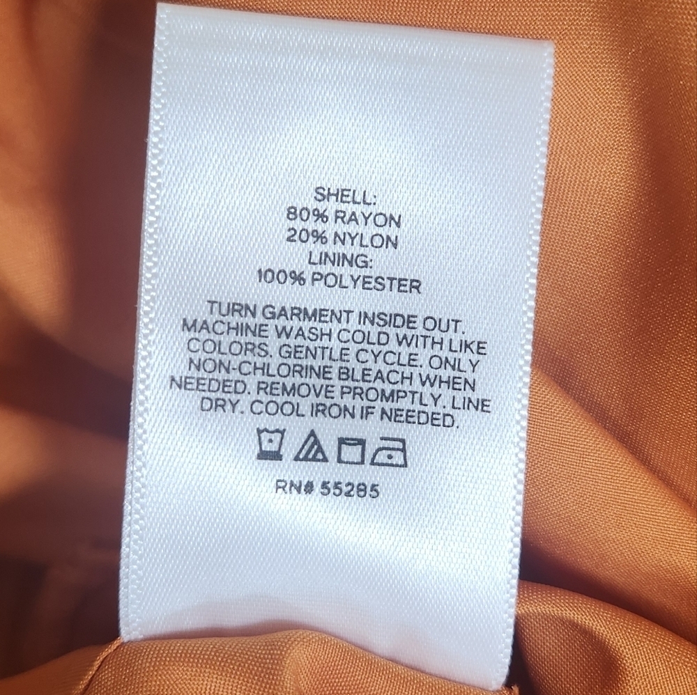 NWT Express Mustard Color Mini Dress - Picture 11 of 12
